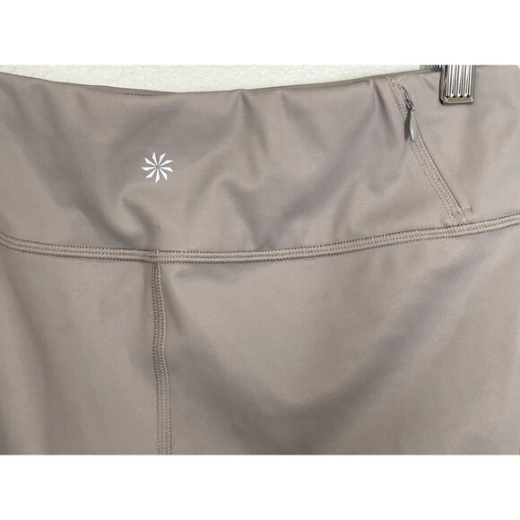 Athleta Contender Aero 7/8 Leggings Laser Cut Ombre Pebble Gray Women's Size M - Picture 8 of 15